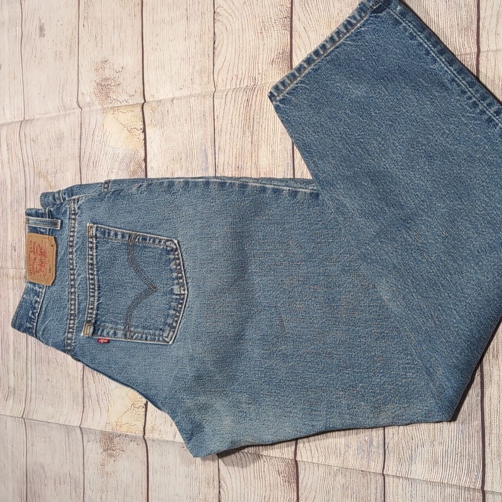 Levi's 550 Classic Relaxed fit tapered leg denim jeans size 16 Mis M Vintage